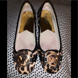 MK Michael Kors Moccasin Calf Hair 7 1/2M